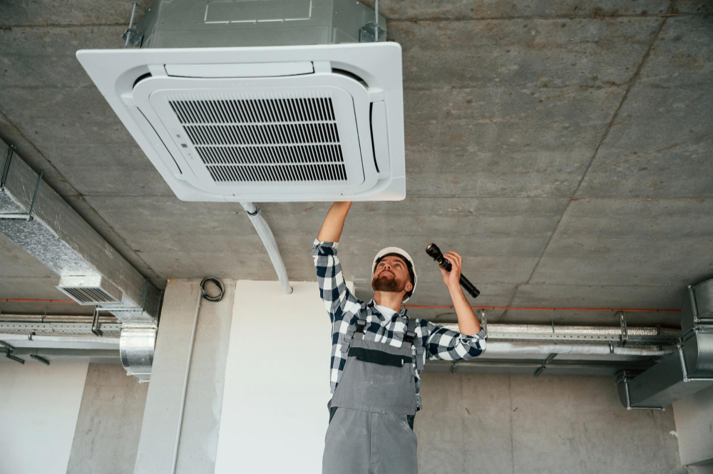 Pose de la ventilation
